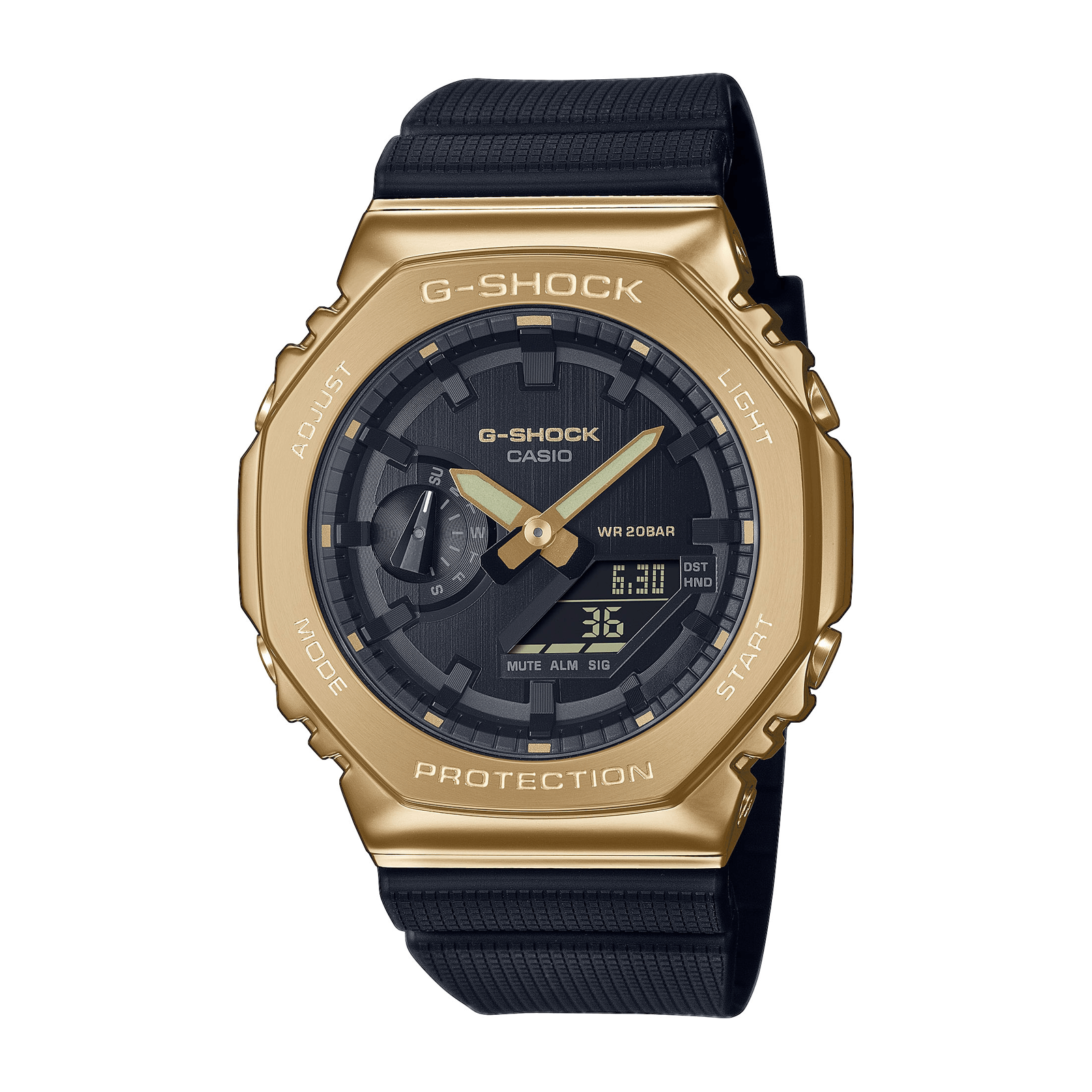 Montre G-shock Homme Plongeur G-Shock métal black & gold