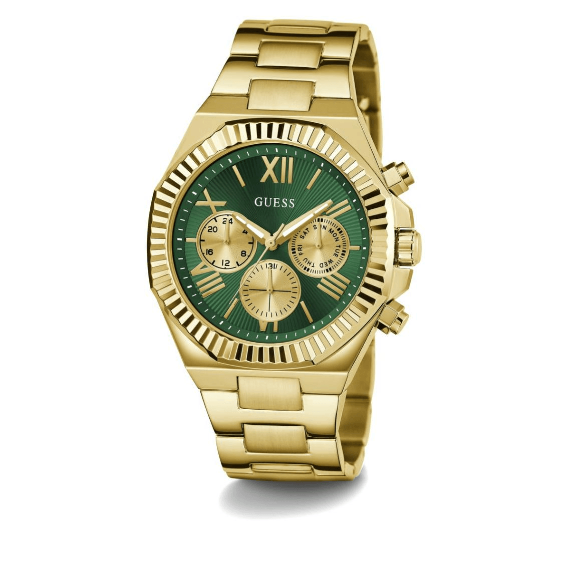 Montre Guess Equity en Acier et PVD Doré