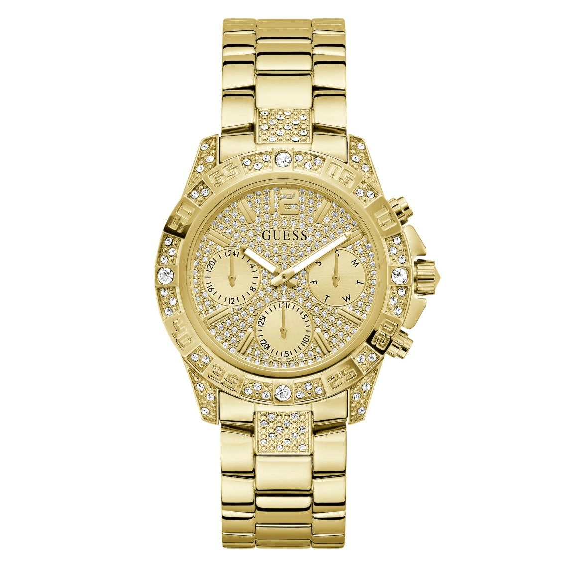 Montre Guess Majesty en Acier et PVD Doré