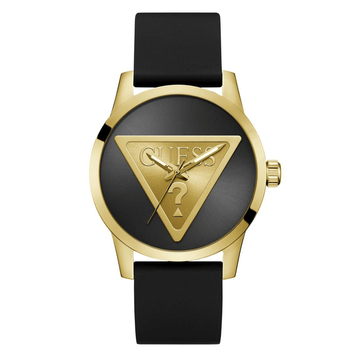 Montre Homme Guess Badge - Bracelet Acier Noir