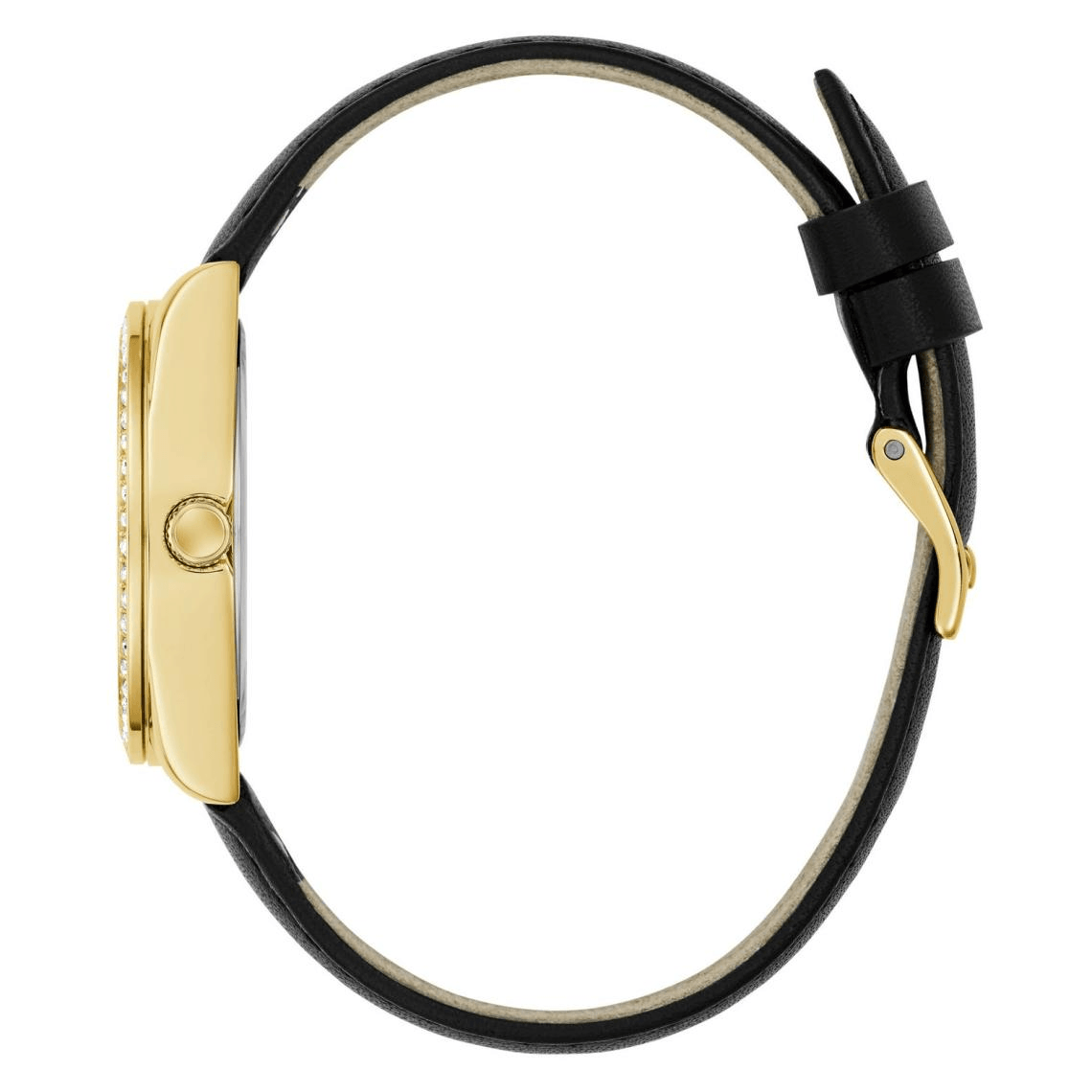 Montre Guess Boa en Cuir Noir