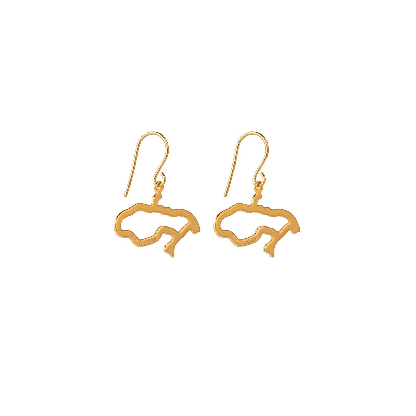 Boucles D'oreilles Acier Jaune Motif Cristal Pendant 43.5mm Au Total