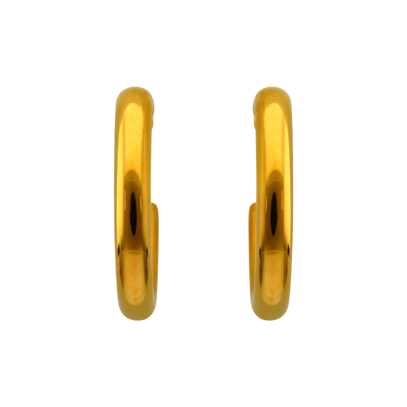 Créoles Callas Acier 29 mm x 33 mm Acier doré