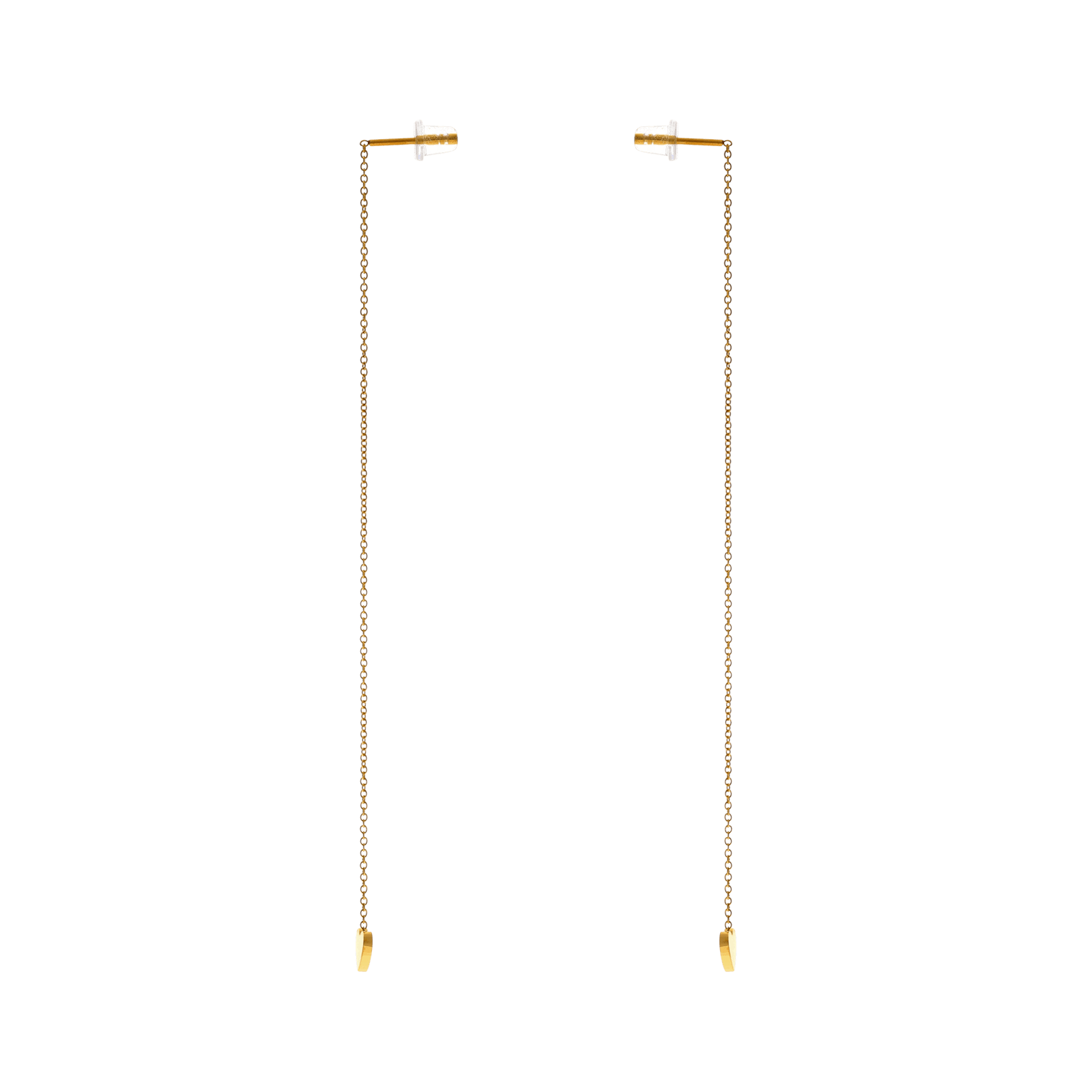 boucles d'oreilles callas acier doré guyanaise pendentif coeur