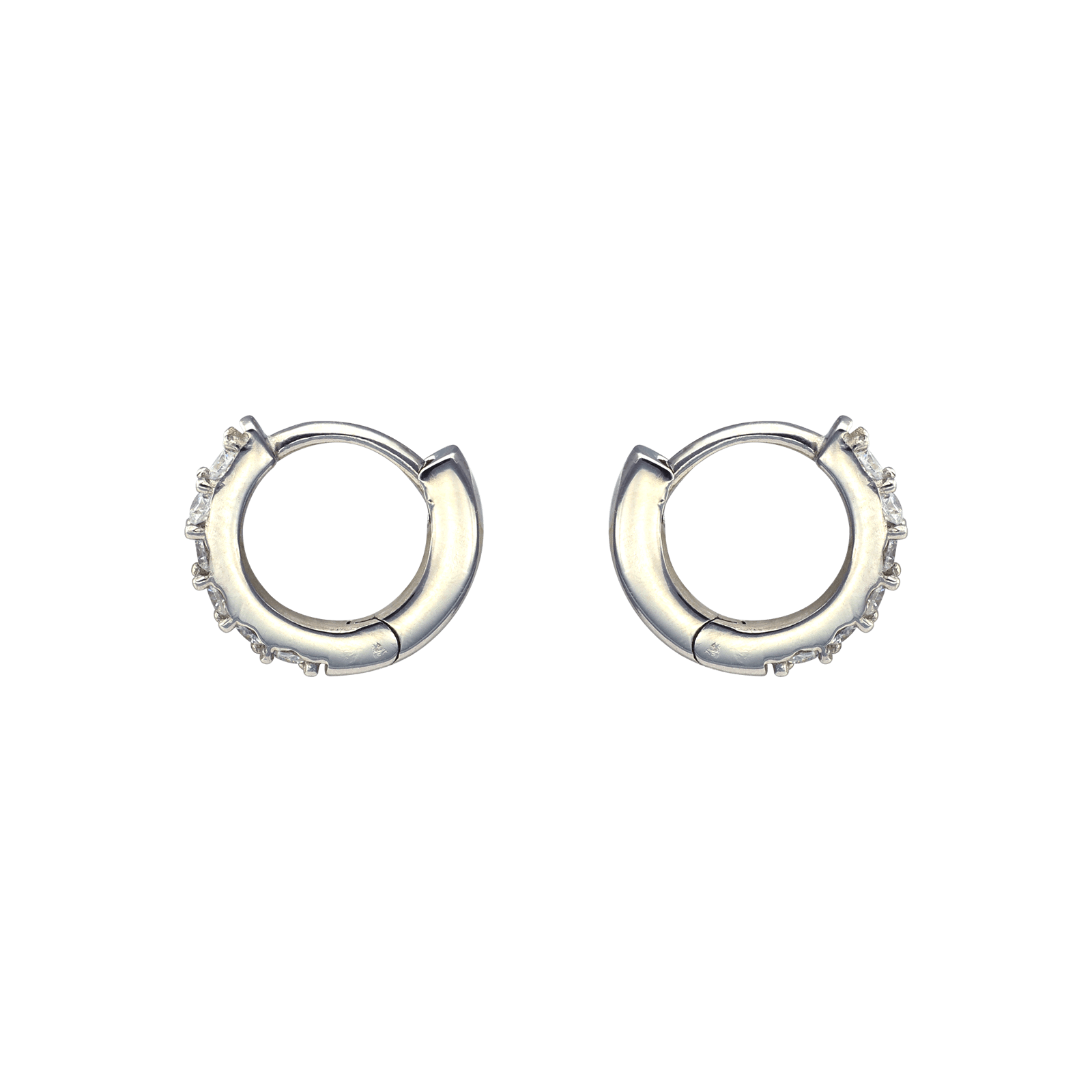 Créoles Callas Acier 12 Oxyde de Zirconium 1.6 millimètres 12 millimètres