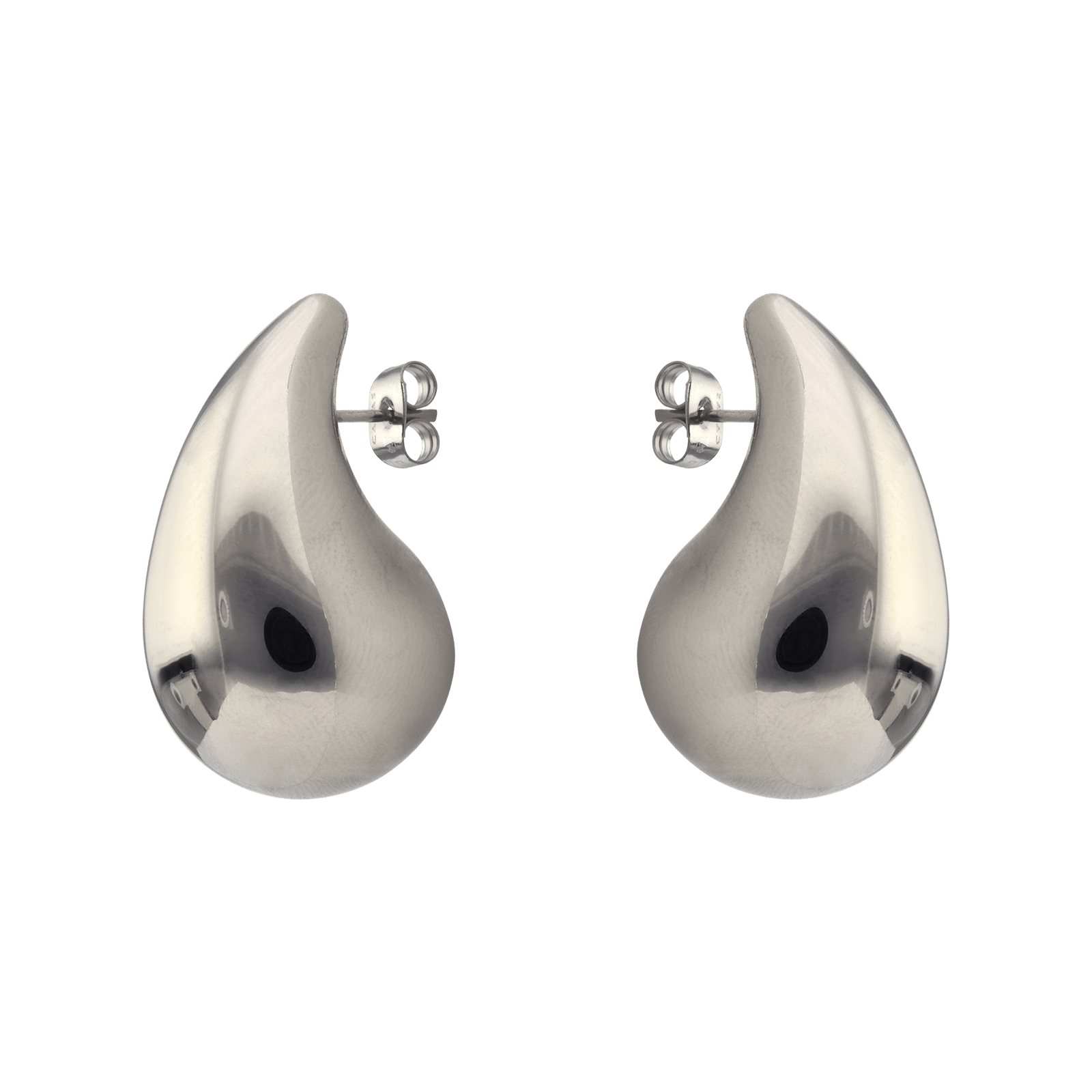 Boucles d'Oreilles Callas Acier goutte 18mm