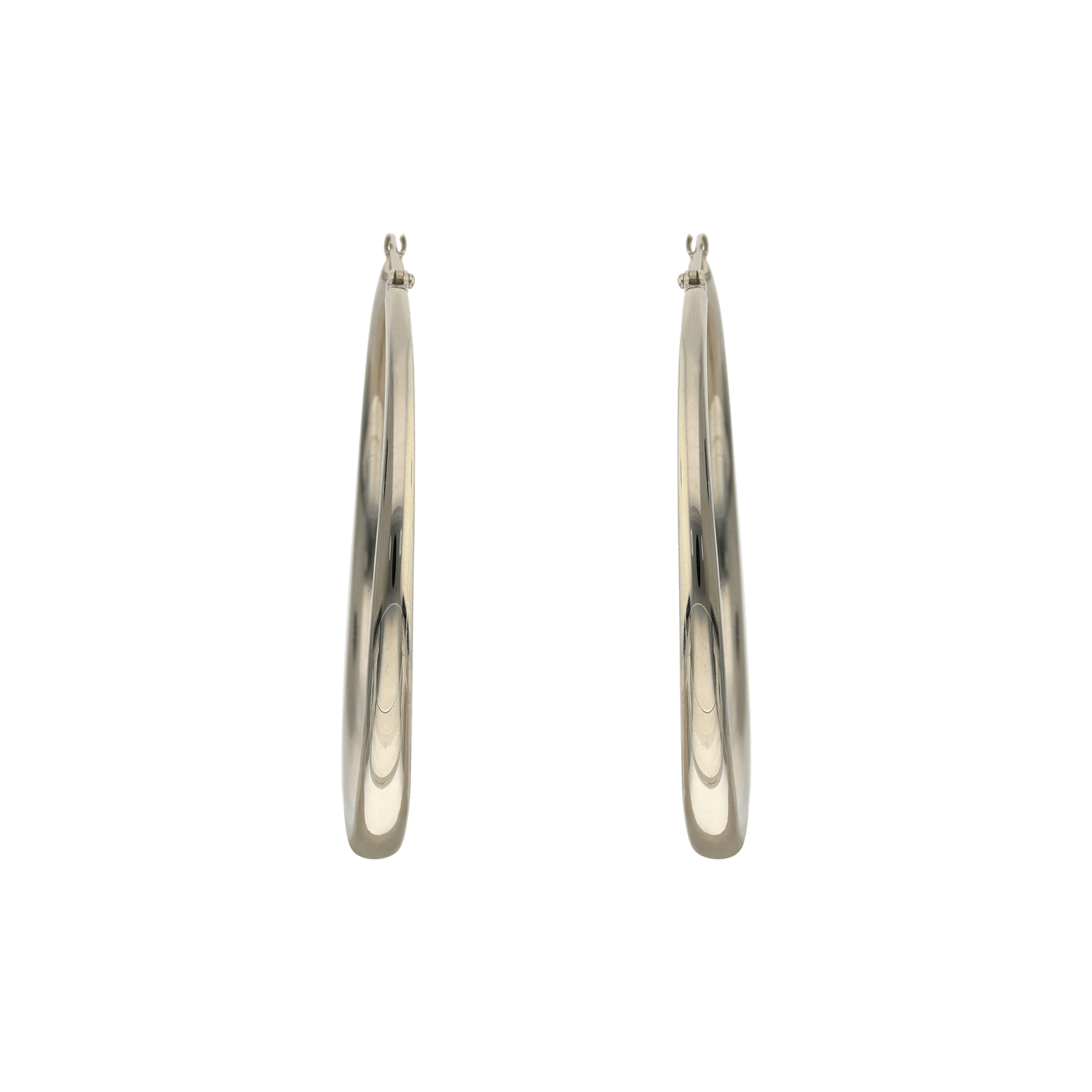 Créoles Callas Acier chute 50 millimètres