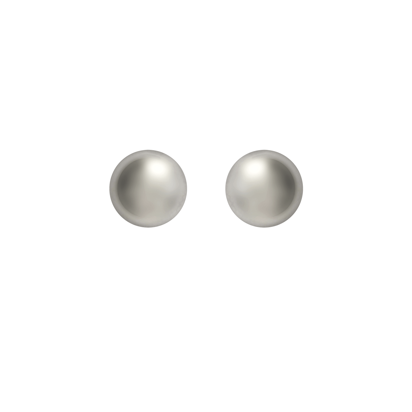 Boucles D'oreilles Bouton 14mm Acier