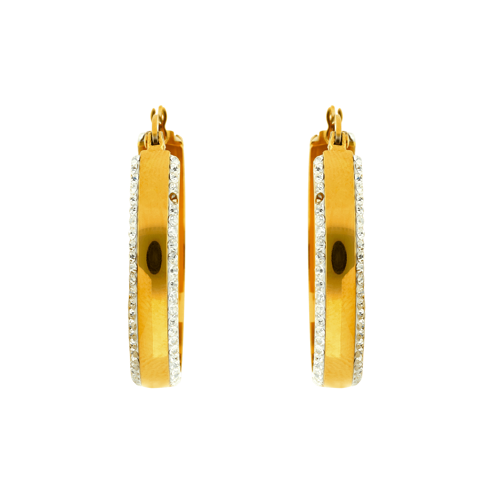 acier doré callas doré et cristal