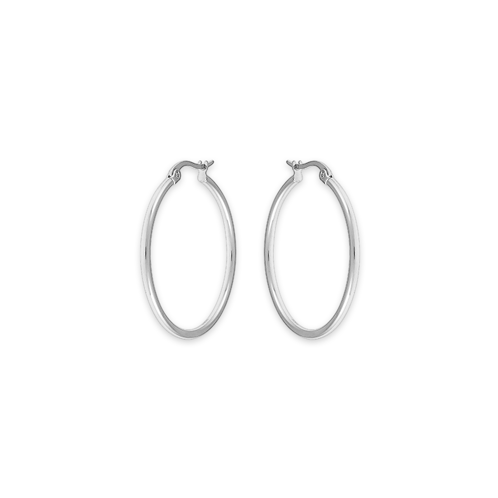 créoles acier 30mm