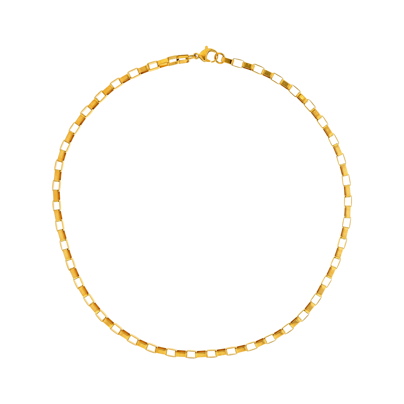 collier callas acier doré 60 mm