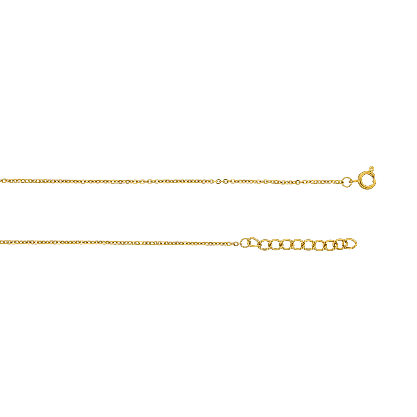Collier Callas Acier Croix Oxyde de Zirconium 42 plus 3 centimètres