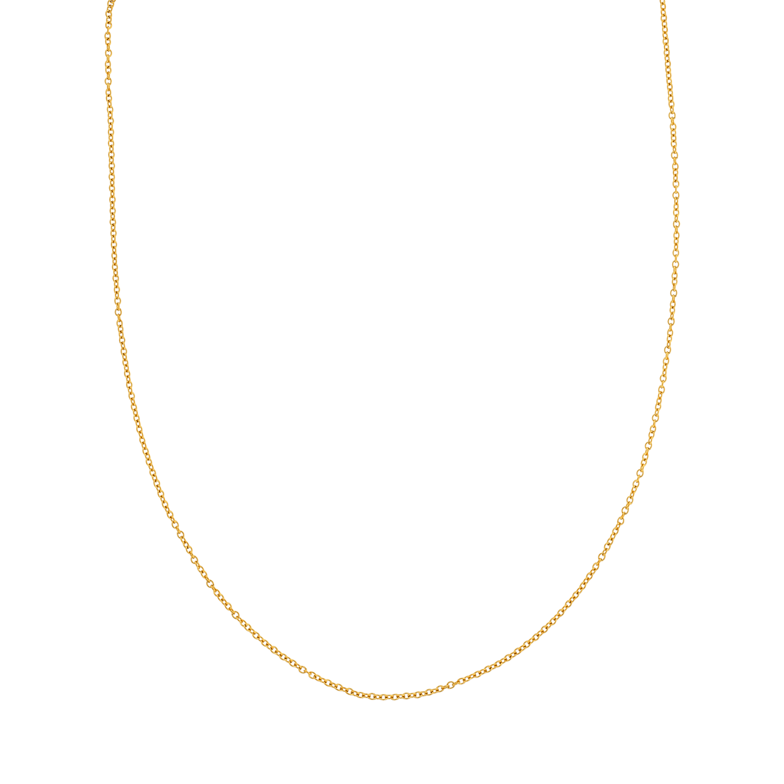Collier Callas Acier doré Forçat 1.5mm 55cm