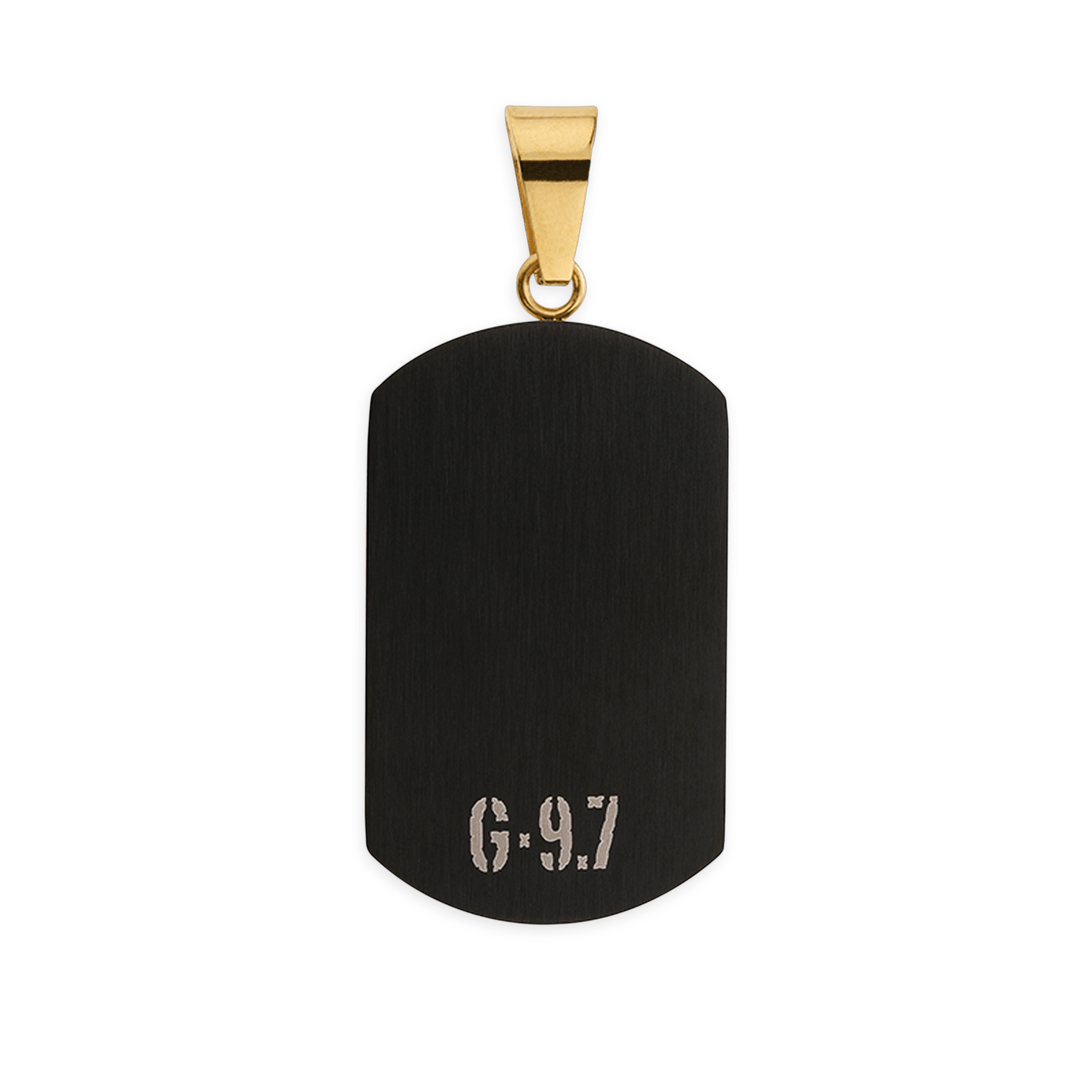 Pendentif Acier Bicolore Carte Guadeloupe avec bélière
