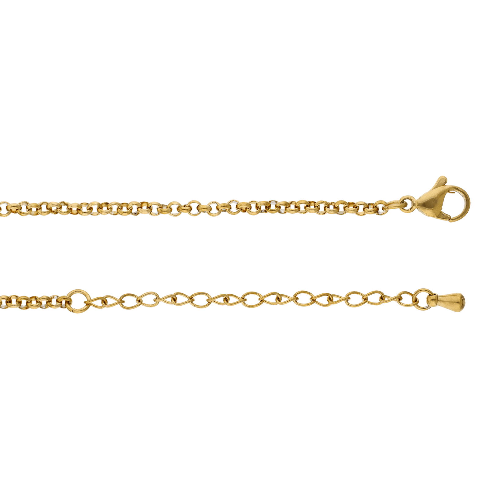 Collier Callas Acier doré Pendentif Médaille fantaisie ciselé 50 plus 5 centimètres