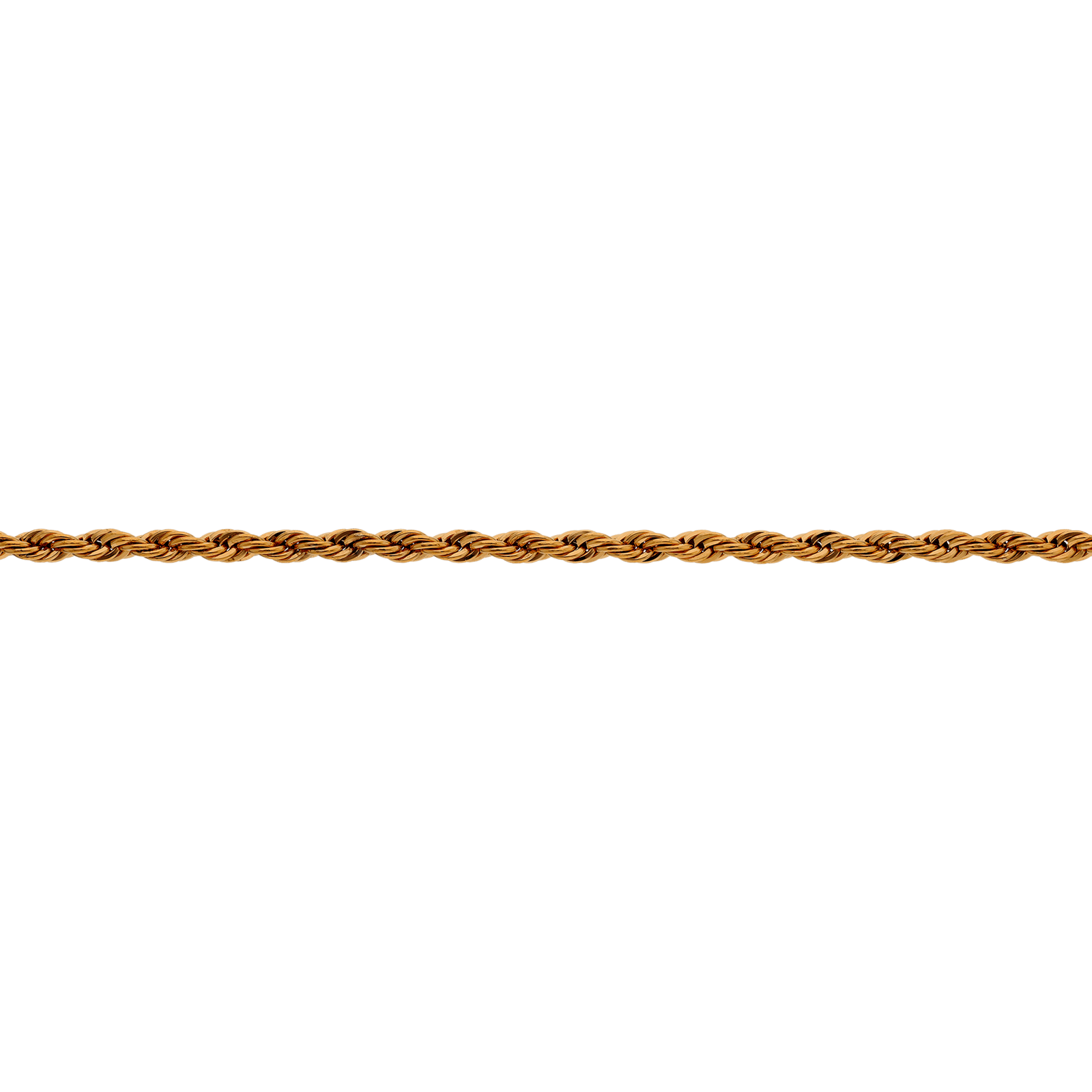 chaîne cheville po torsade Breloque coeur fantaisie et clochette 25cm