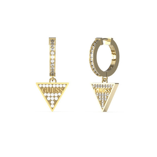 Boucles d'Oreilles Acier Femme huggie médaille