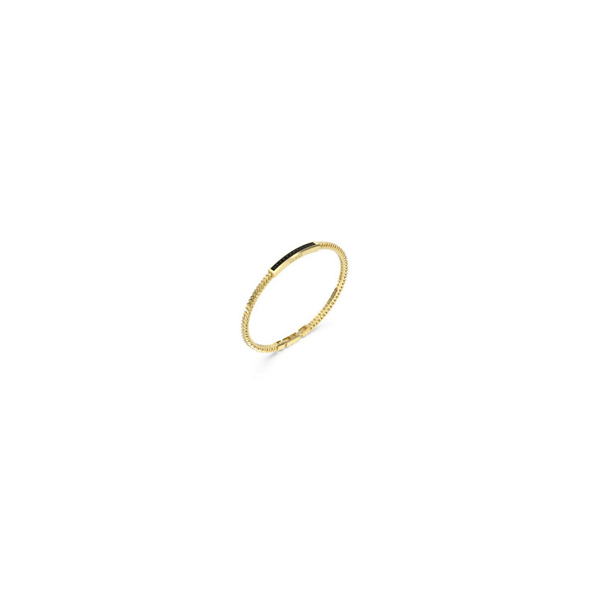 Bracelet Guess noir Acier doré
