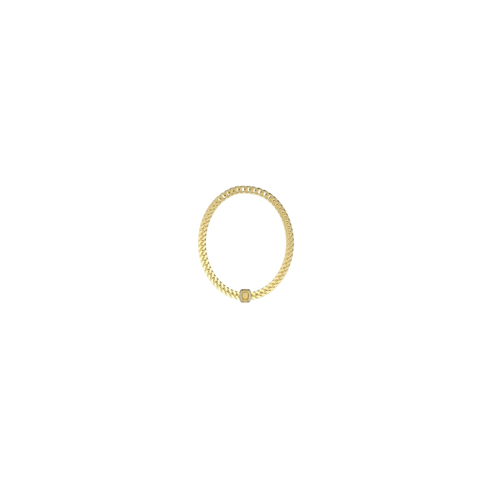 Collier Guess Lion King Acier doré