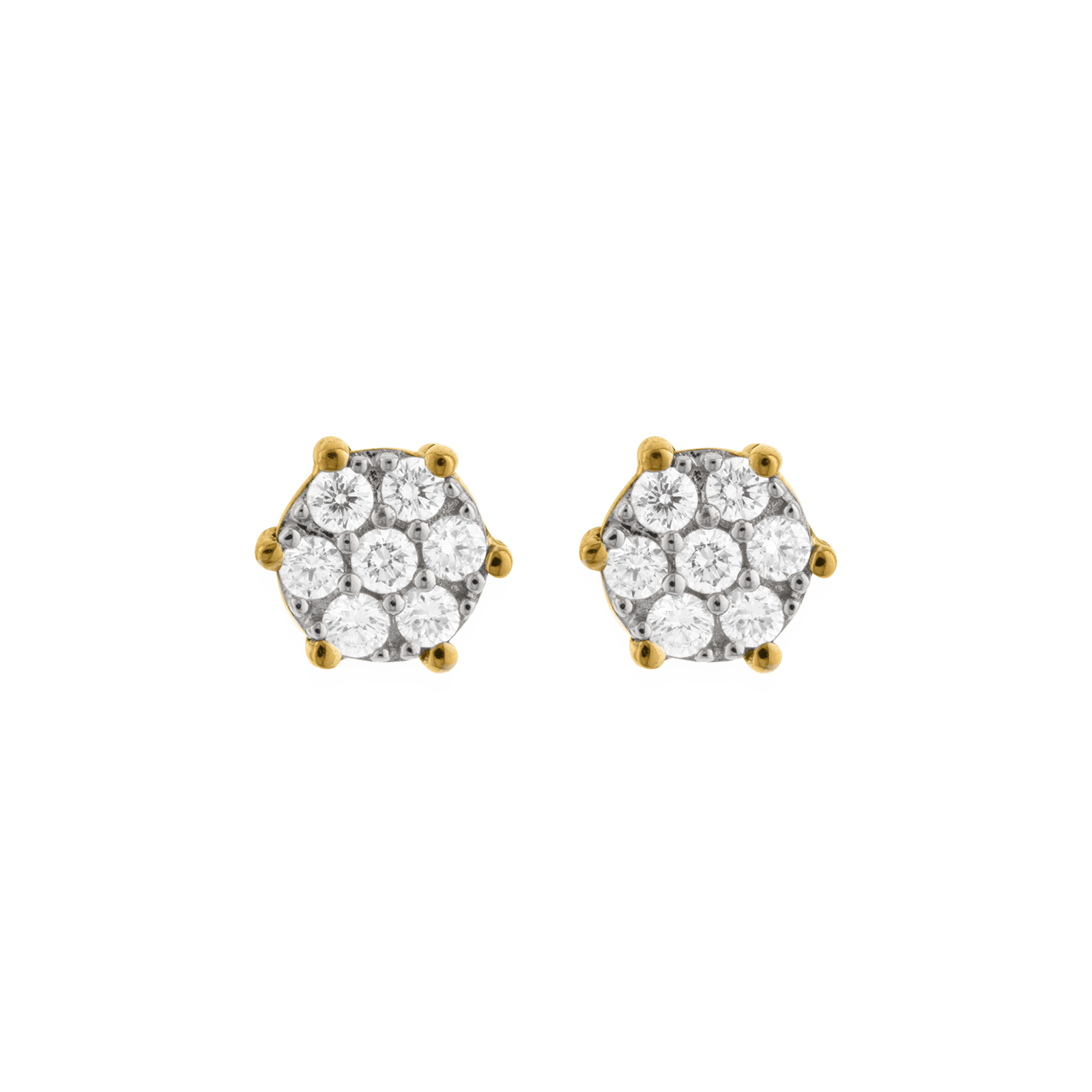 Boucles d'Oreilles Diamants de 0.28 Carat