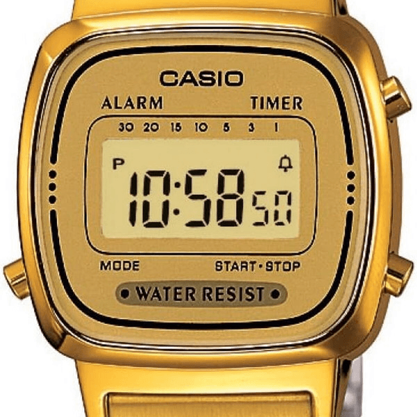 montre casio acier collection la670wega-9ef
