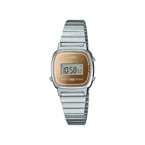 Montre Femme Casio LA670WES-4AEF - Bracelet Acier Argent
