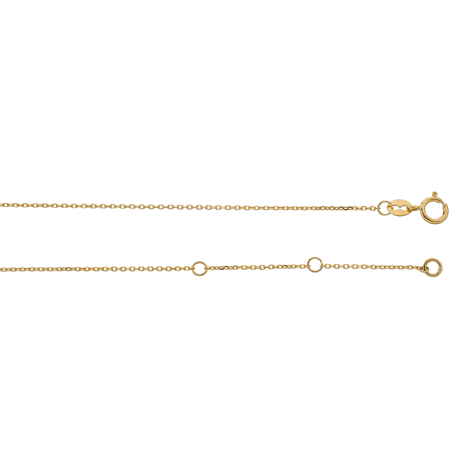 Collier Pendentif ovale et Oxyde de Zirconium 42 plus 3 centimètres