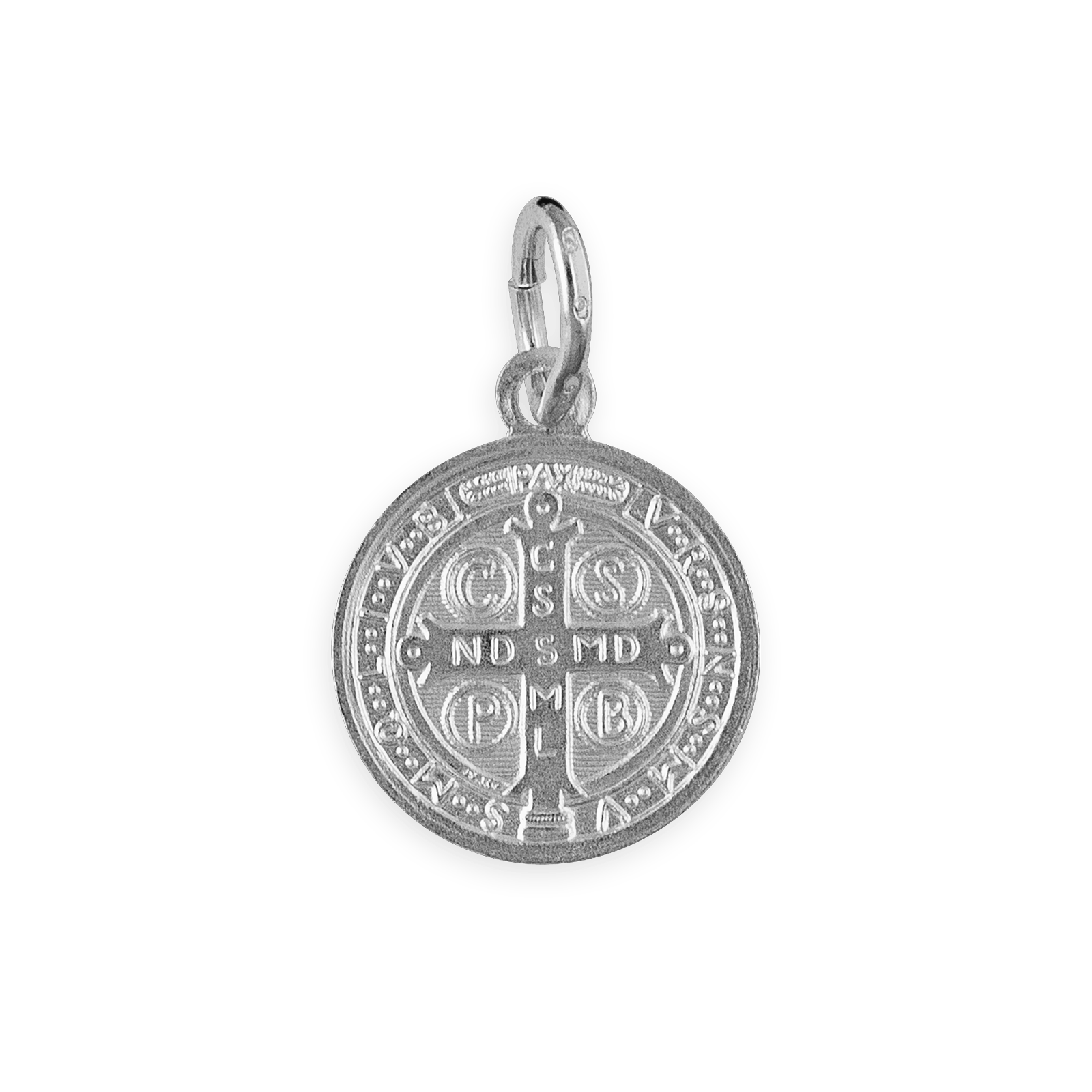 Médaille Saint-Benoit Argent925 avec bélière