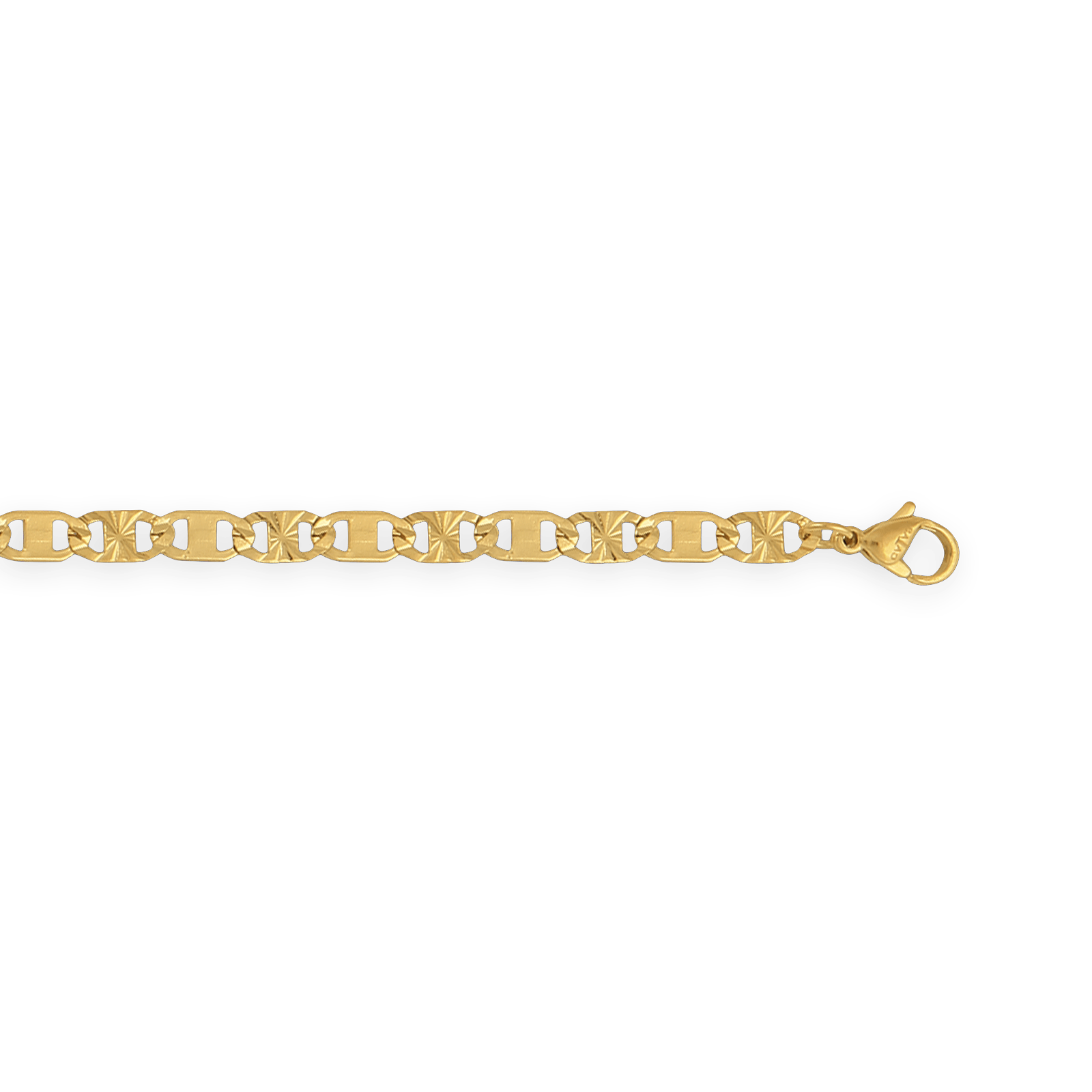 Bracelet Acier Maille Plate