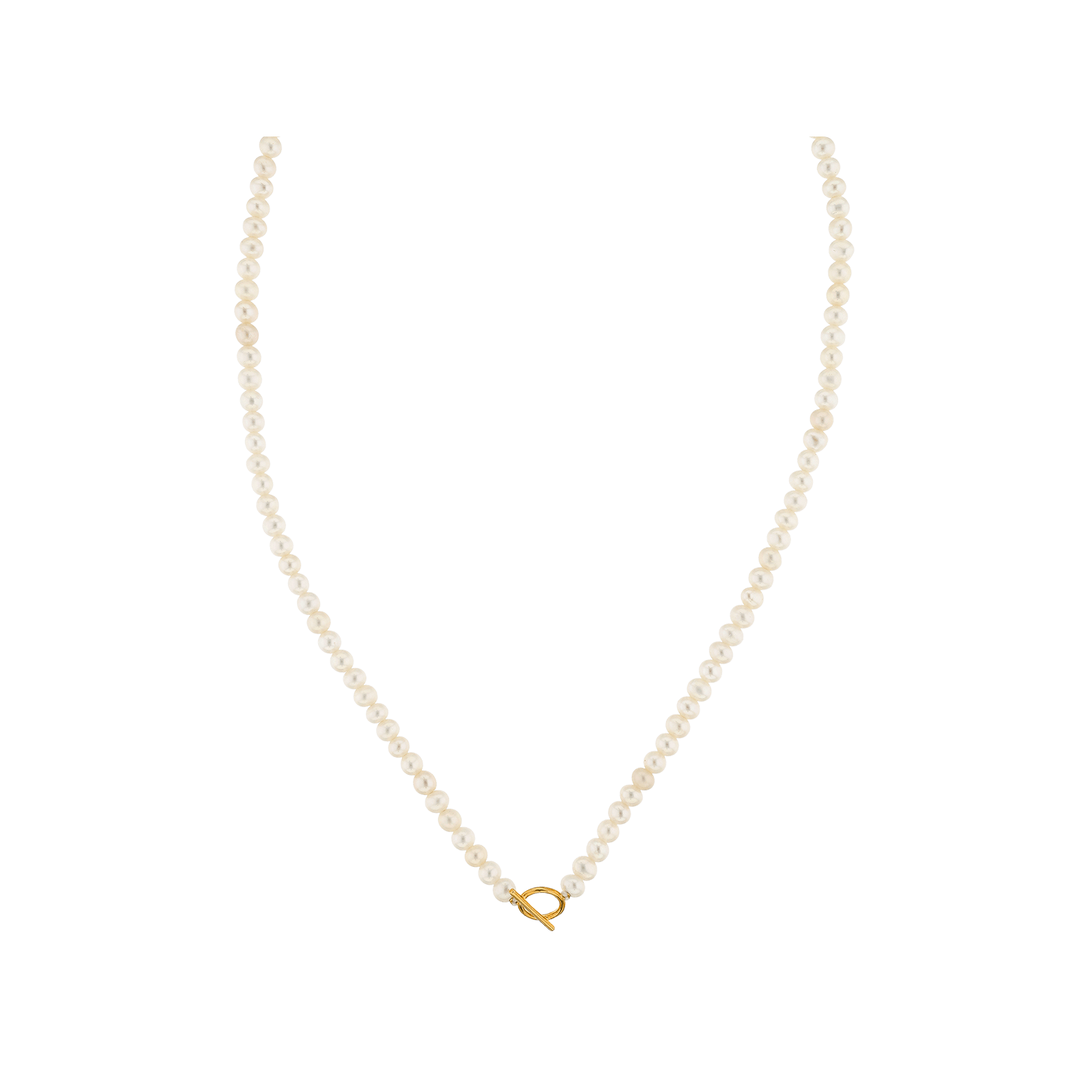 collier de perle avec tige barre 45 centimètres