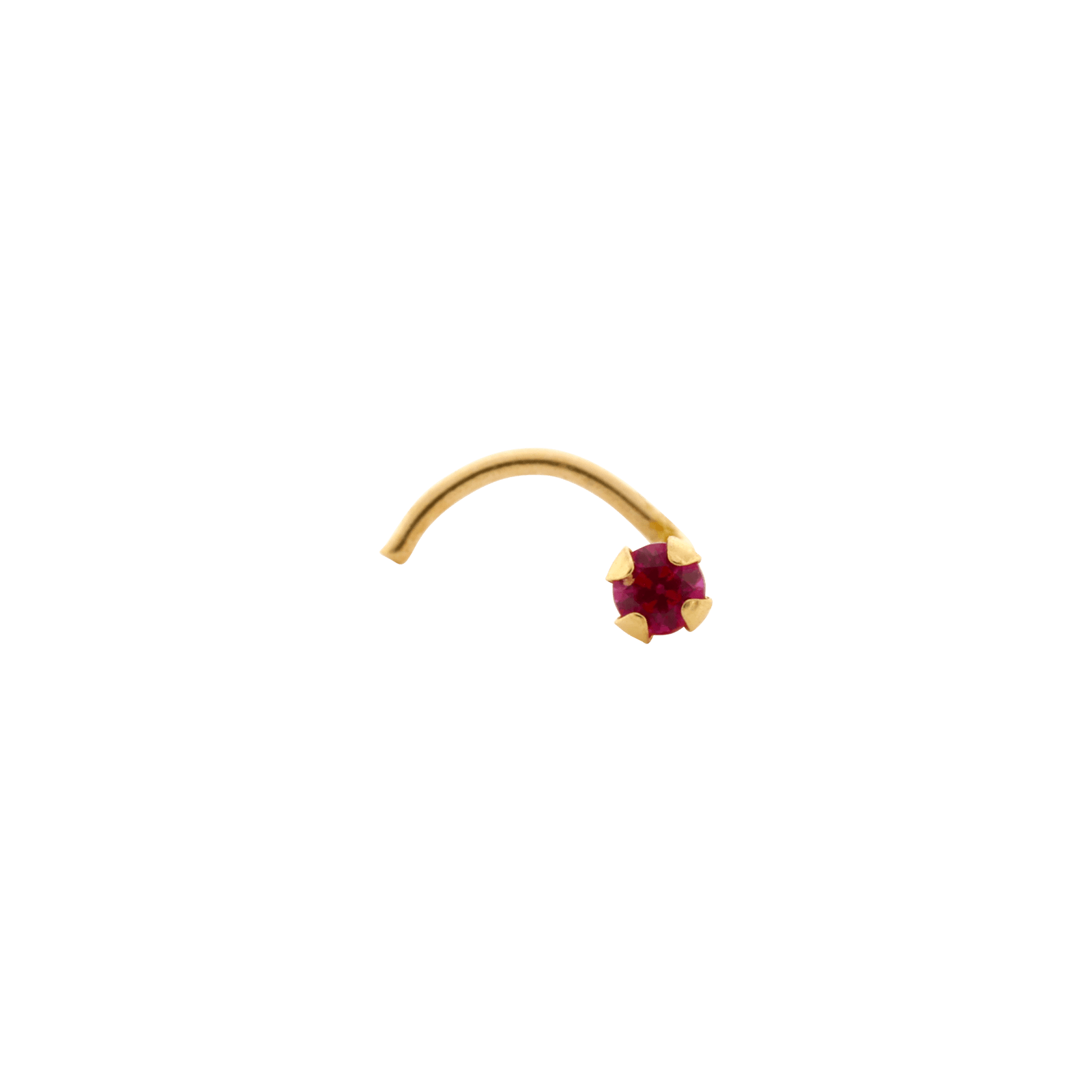 Piercing de nez Oxyde rouge