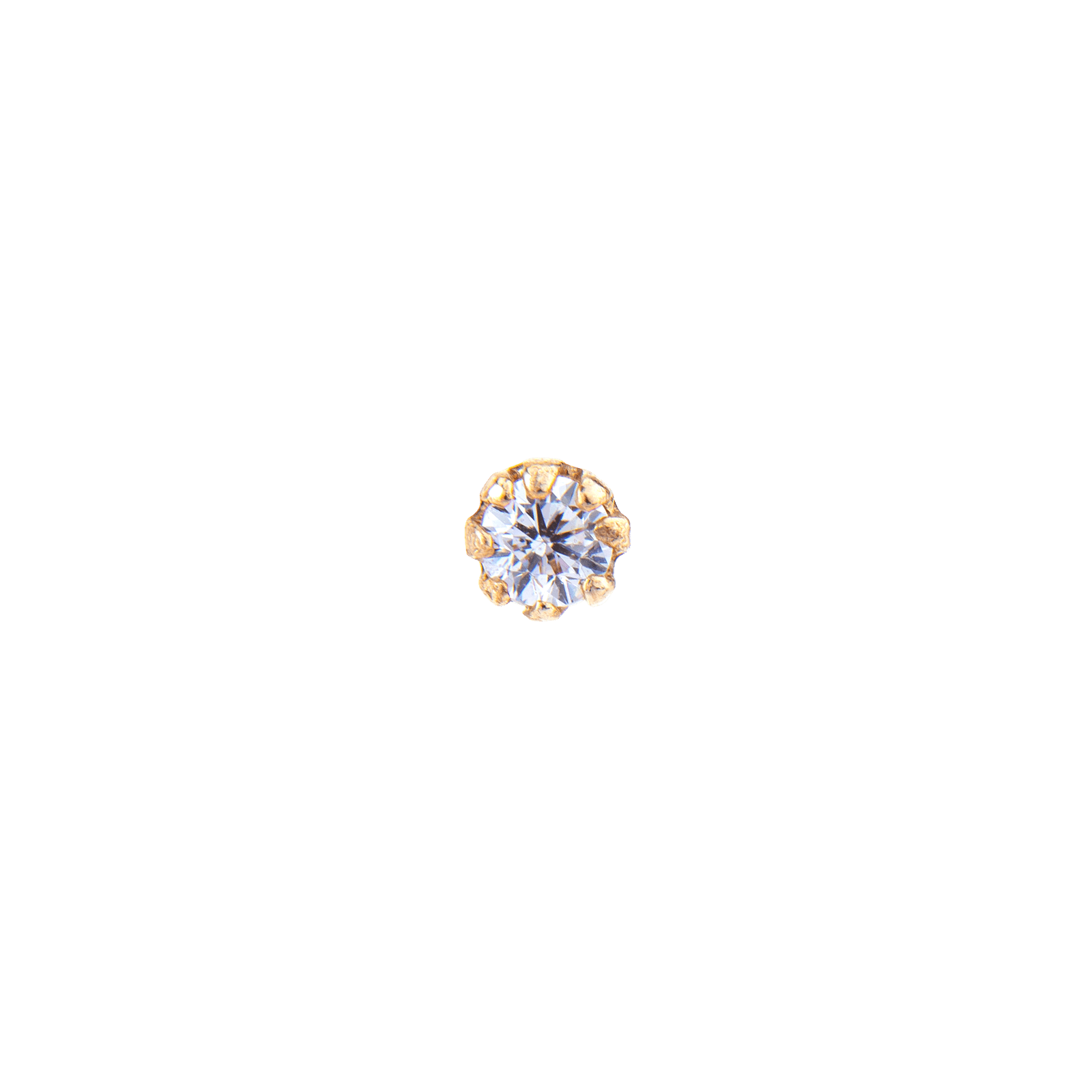 Piercing Nez Or375 Zirconium