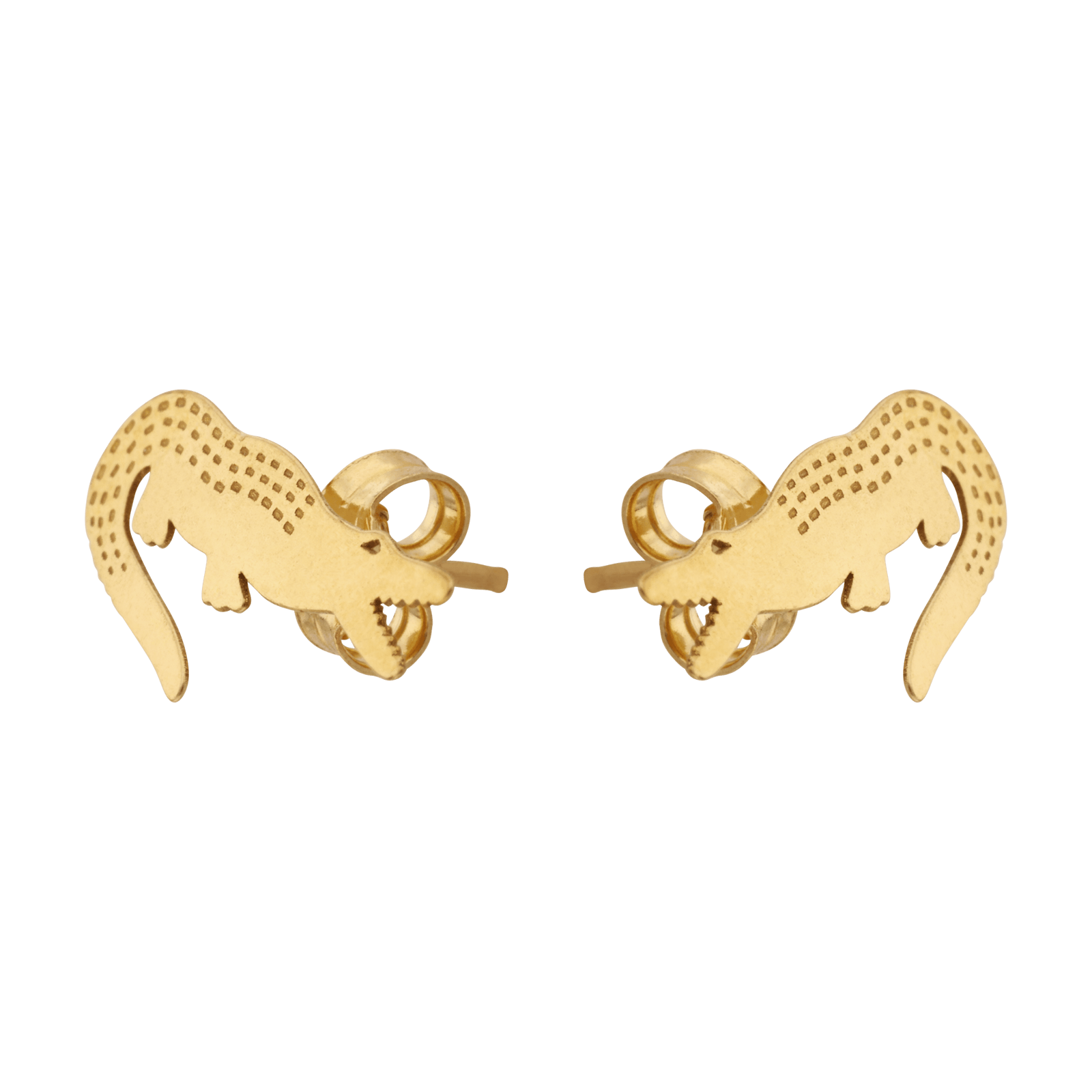 Boucles d'Oreilles Crocodile Grand modèle
