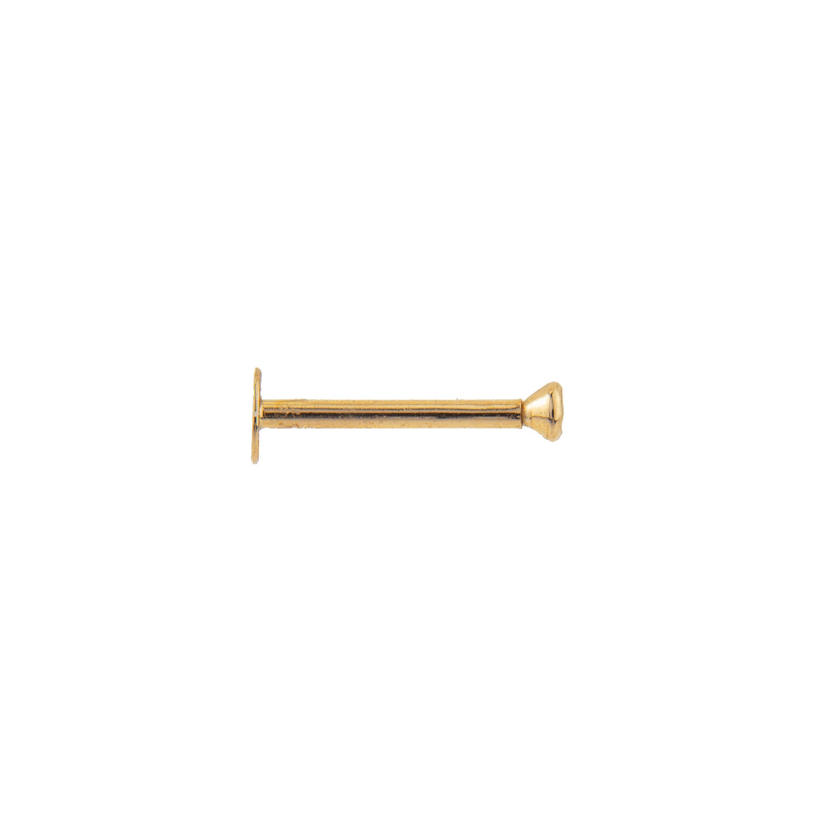 Piercing  Labret Or750 Zirconium