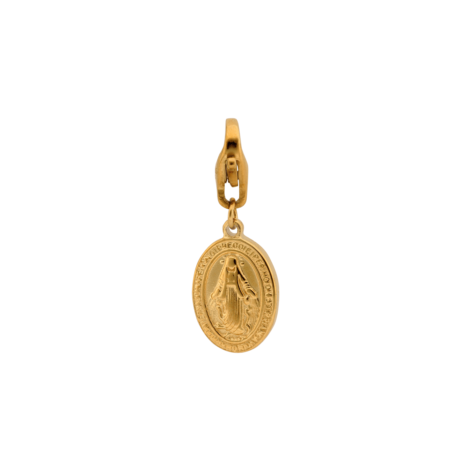 breloques callas acier doré miraculeuse ajouré