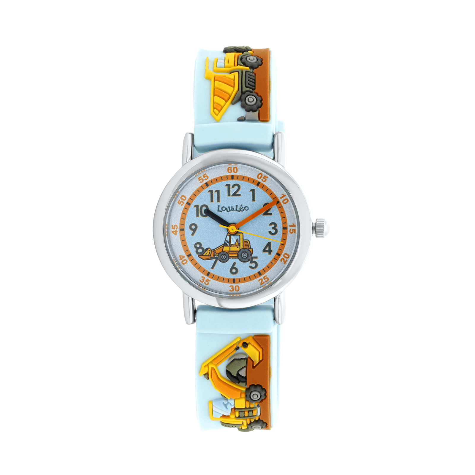 Montre Enfant Lou & Leo 28.7mm Bracelet silicone tracteur 3 atmosphères