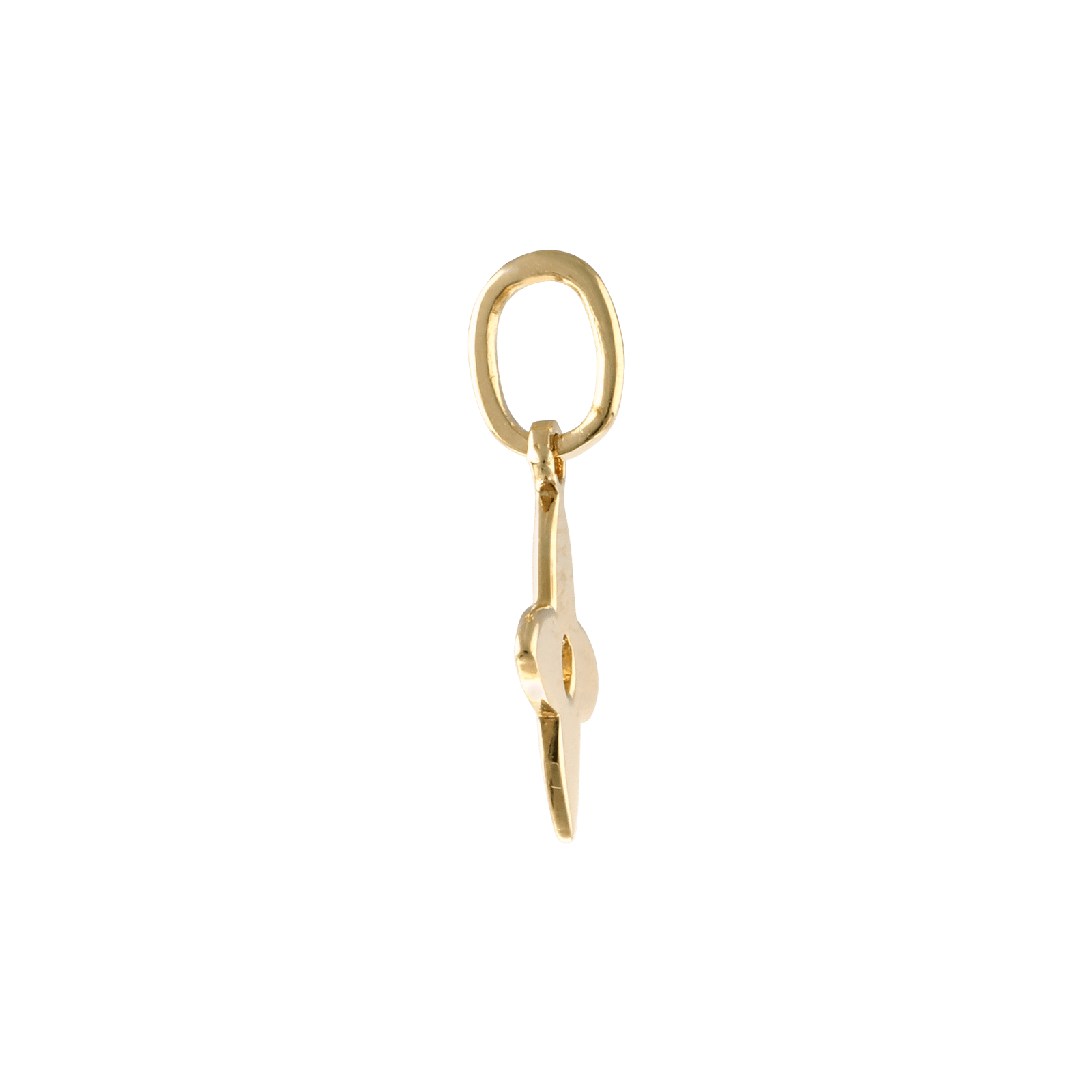 pendentif fleur monogramme quatre pétales