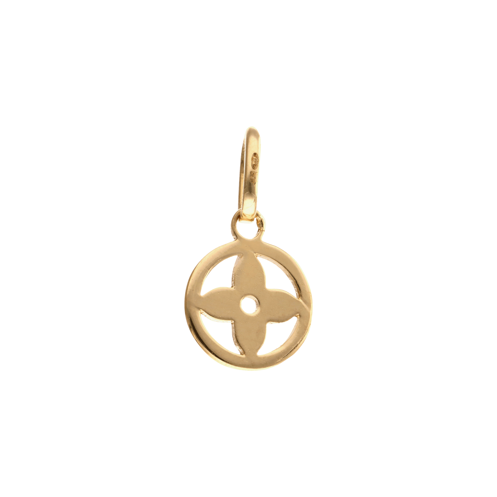 Pendentif fleur à quatre pétales
