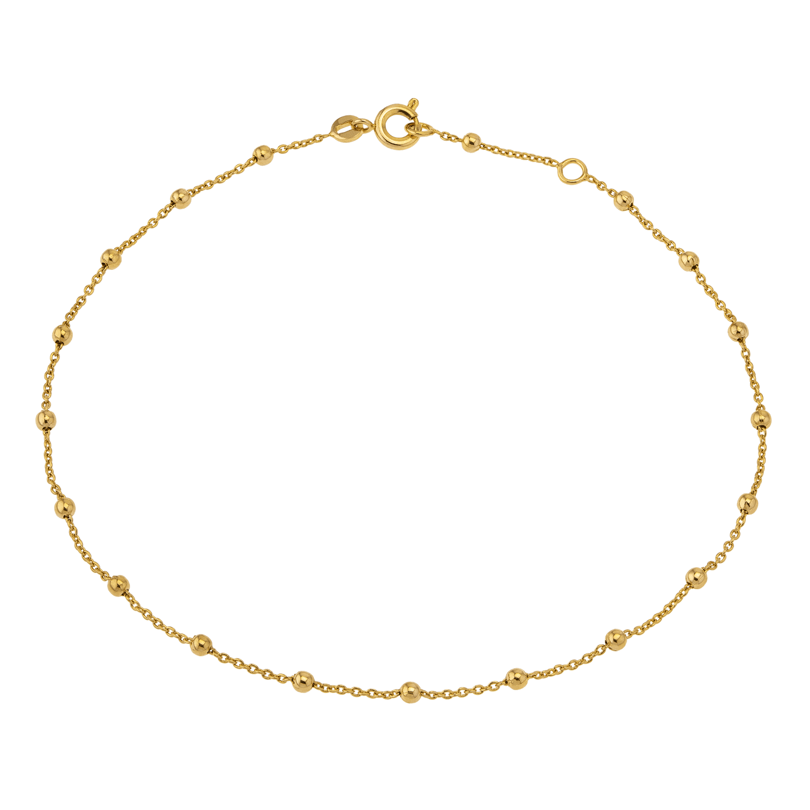 chaine de cheville plaqué or 27cm