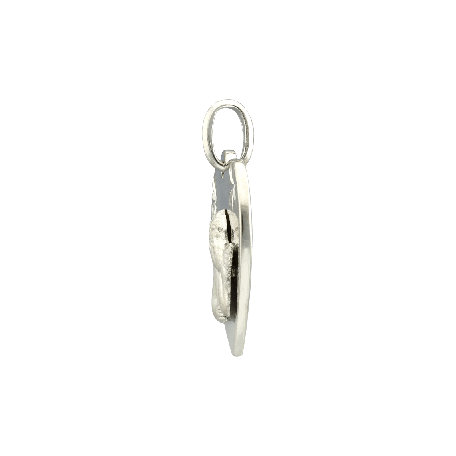 Pendentif Argent coeur ange
