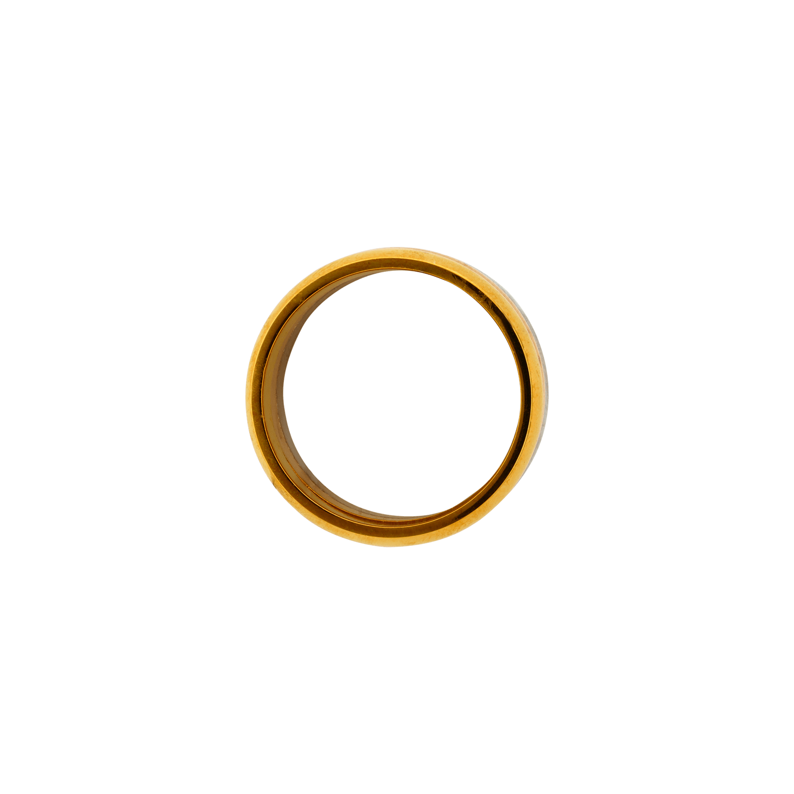 Bague Callas Acier trois anneaux Tricolore