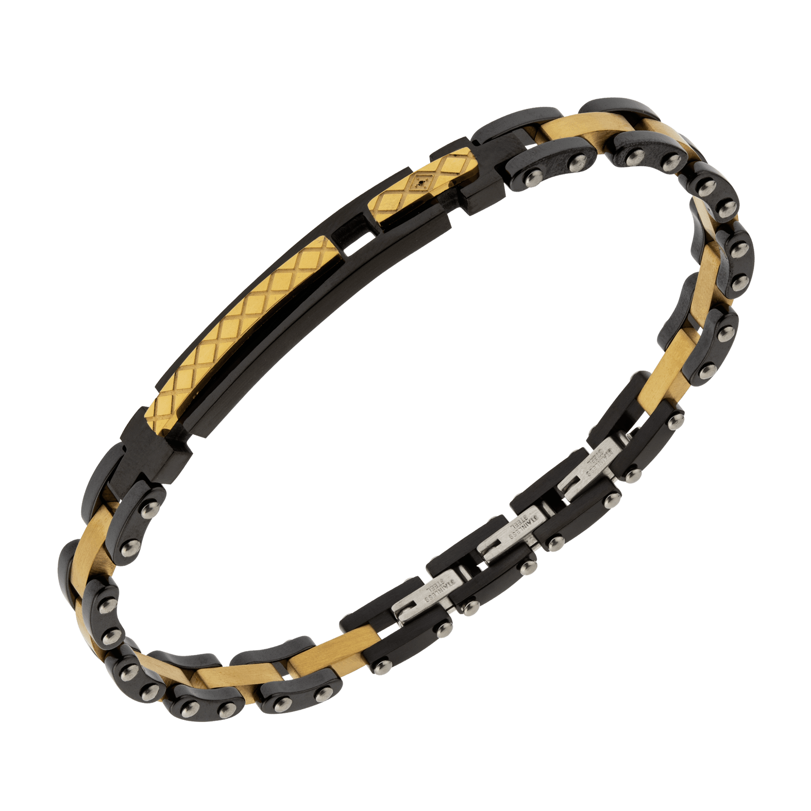 bracelet callas acier doré 21 mm