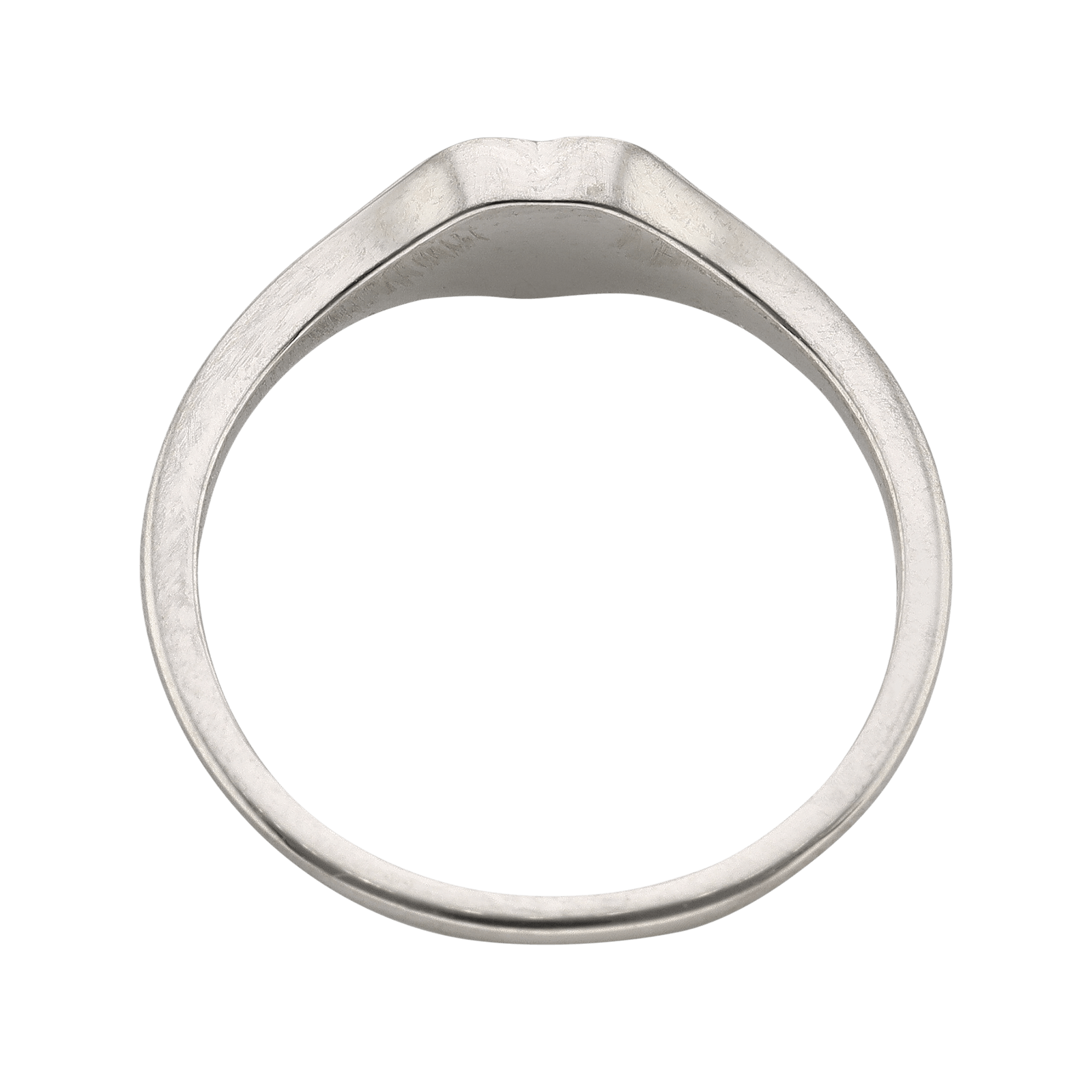 Bague Argent Centre coeur sertie Oxyde de Zirconium