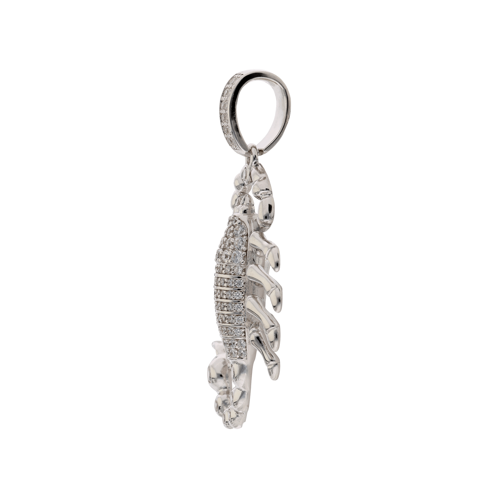 Pendentif Argent Scorpion bélière