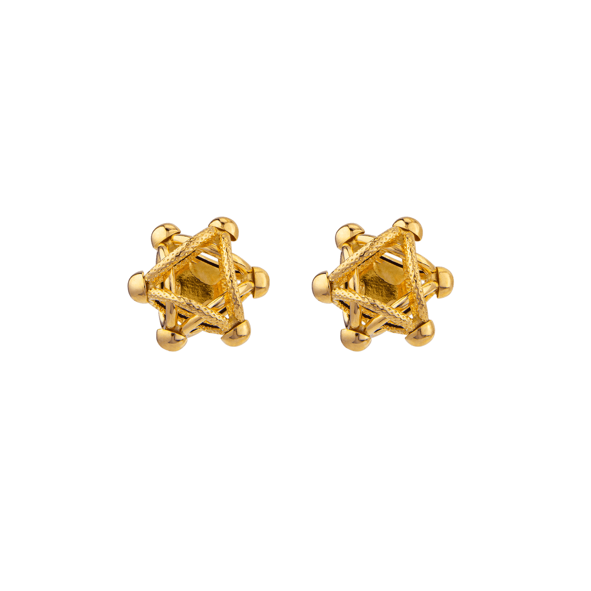 Boucles D'oreilles Or 750 Cyclone 12mm