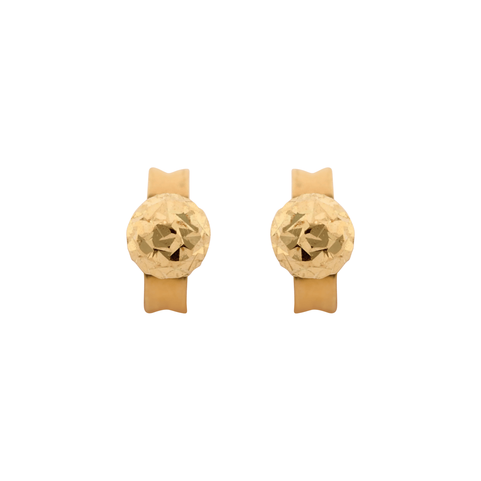 Boucles d'oreilles boule facettée 3mm