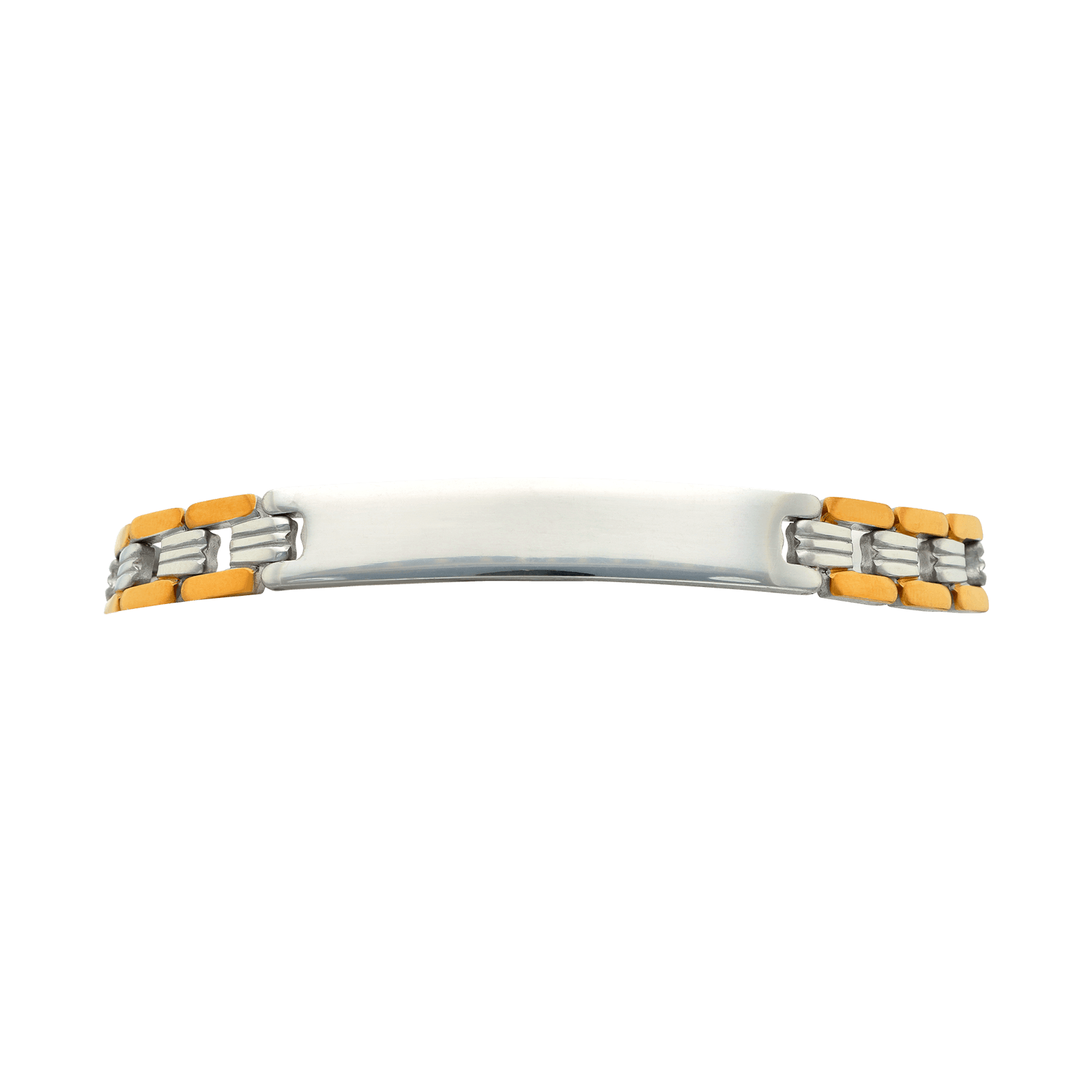 Bracelet Callas Identité Acier Bicolore 21 centimètres