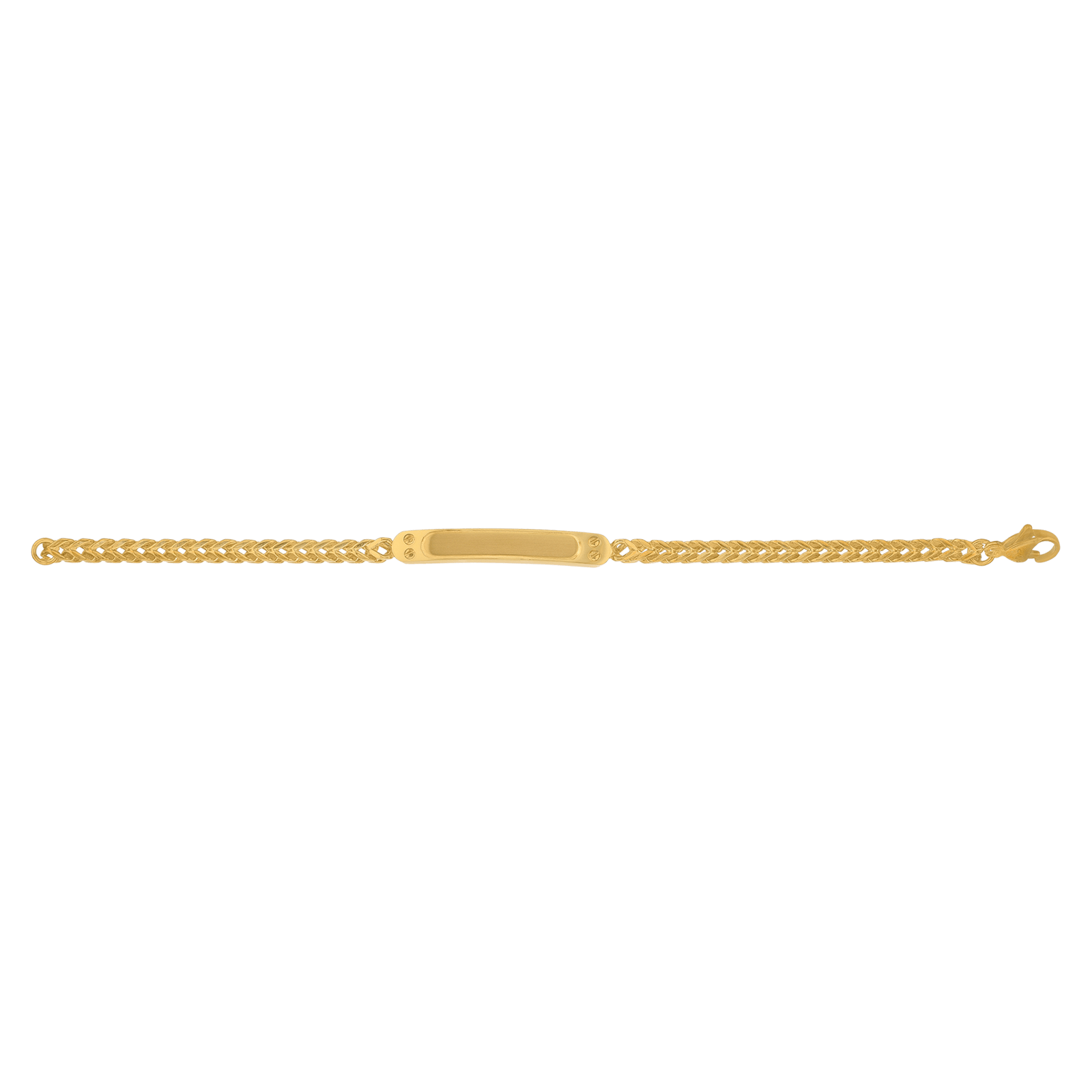Gourmette Callas fantaisie en acier, 18 cm