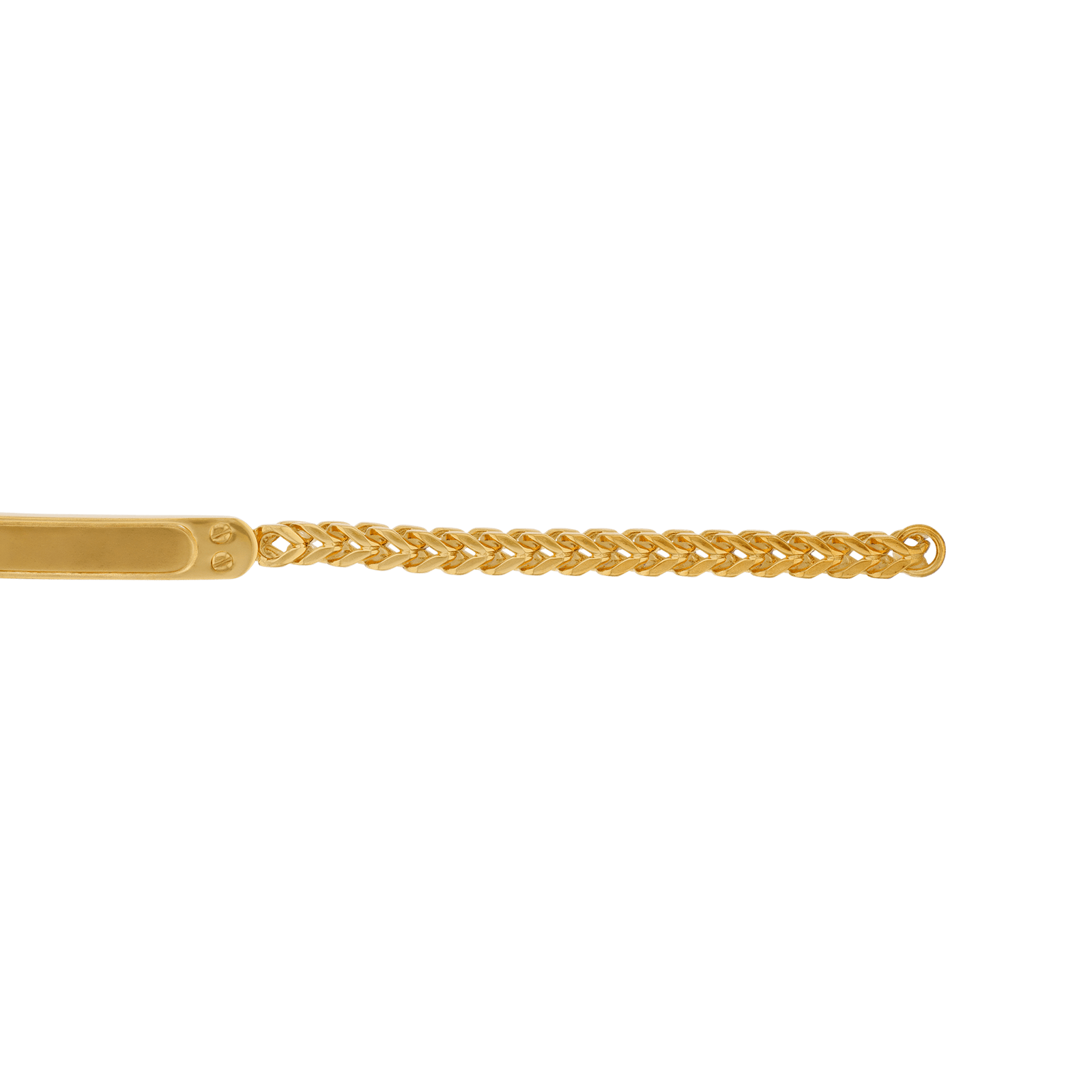 Gourmette Callas fantaisie en acier, 18 cm