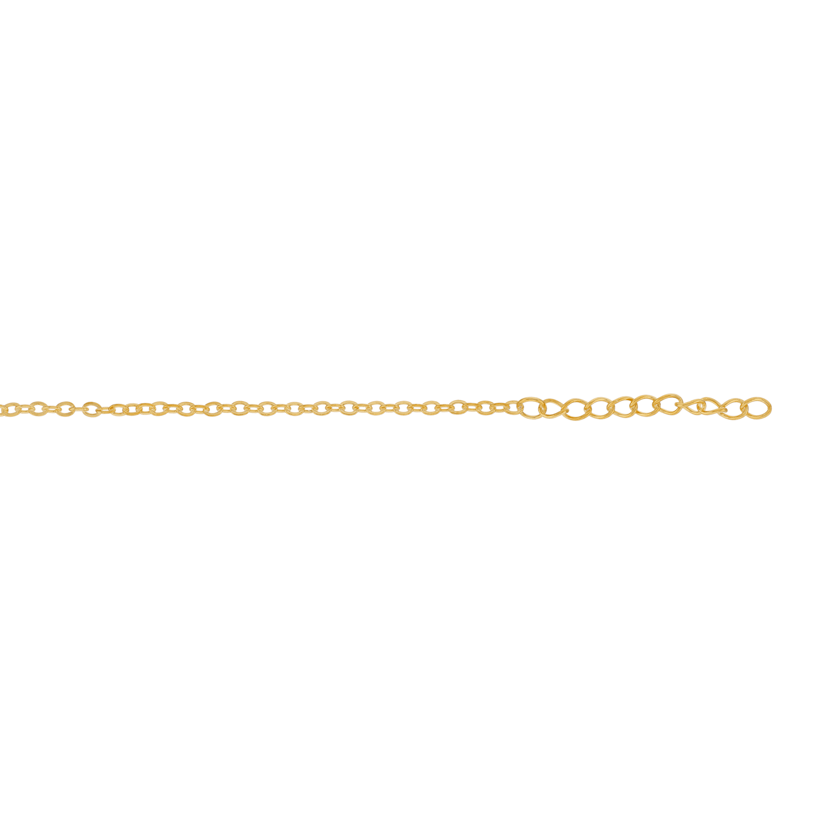 Bracelet Callas en acier doré centre papillon et oxydes de zirconium, 16 cm avec rallonge de 3 cm